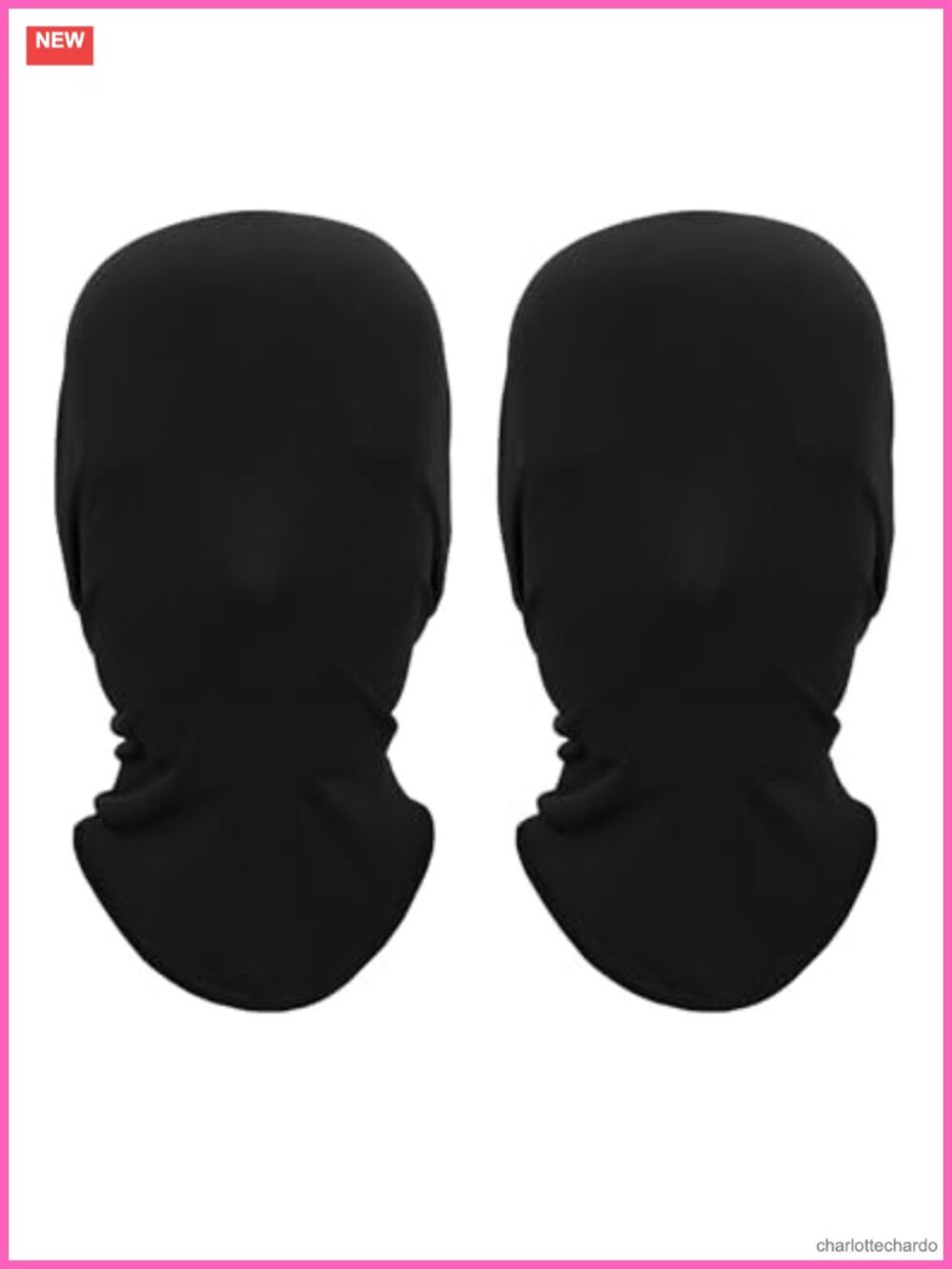2 Pack Full Face Mask Spandex Cosplay Hood Faceless Morph Unisex Adult Party